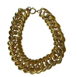 Gold Look Lightweight Chain Necklace